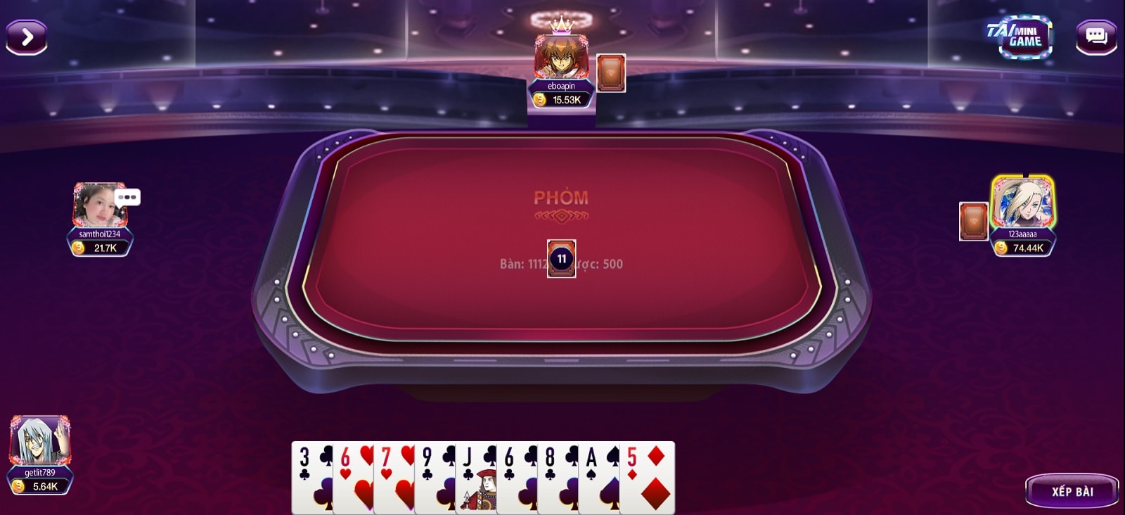 Game bài phỏm tại 789club web