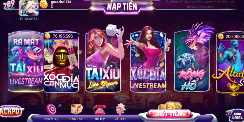 Cách chơi của Tài xỉu Livestream khi tải 789club như thế nào