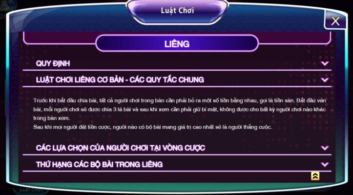 Cách chơi bài Liêng siêu đơn giản khi tải 789Club ios