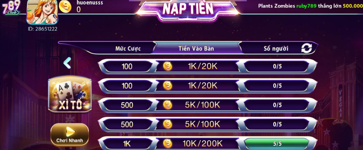 Mẹo chơi game bài Xì tố 789Club đơn giản không phải ai cũng biết
