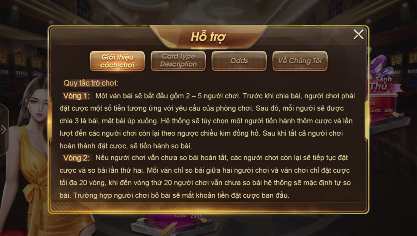 Hướng dẫn chơi chi tiết