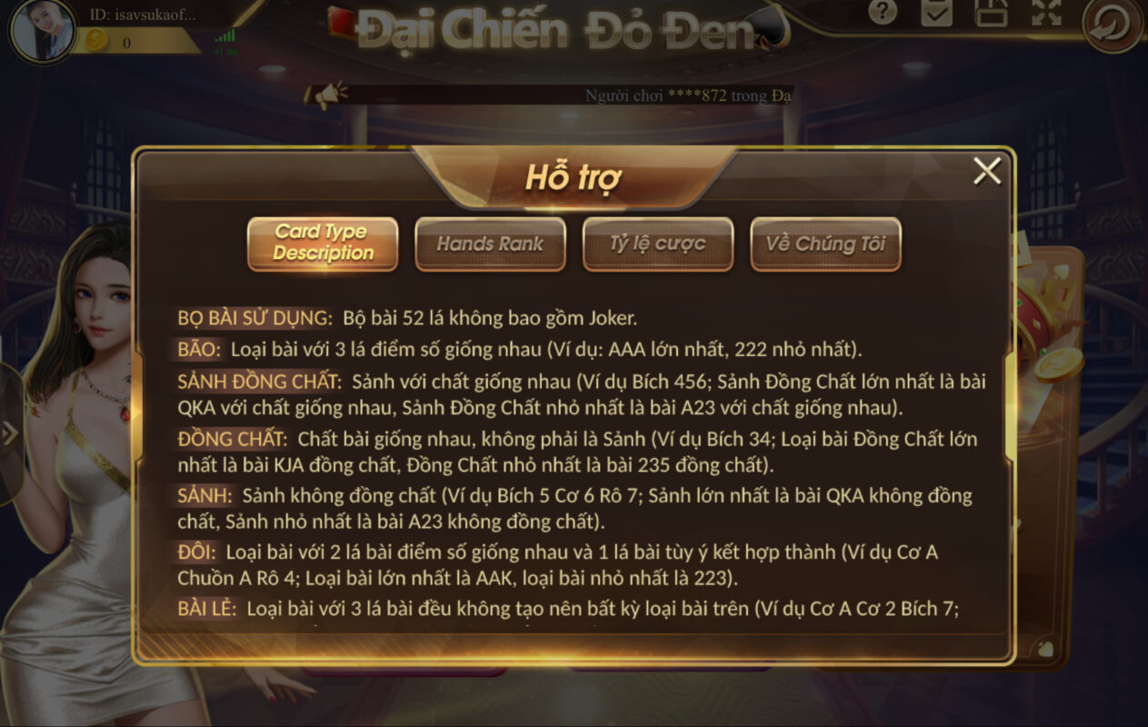 Các hành động cơ bản trong game bài Xì tố